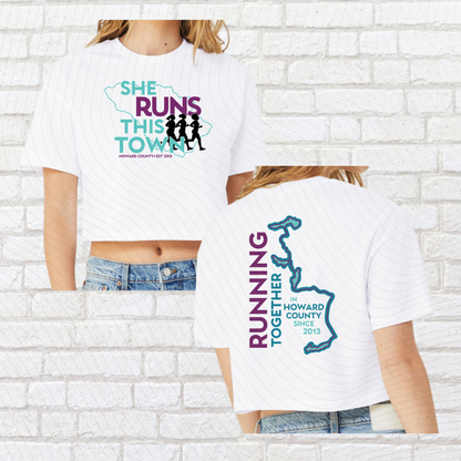 She Runs This Town – Crop Tee