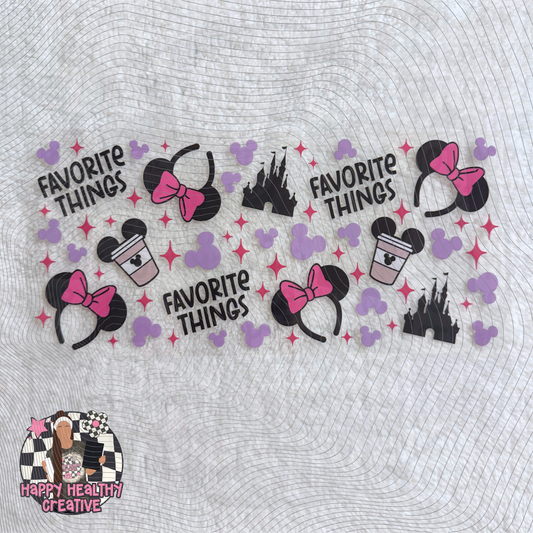 Disney - Disney World Favorite Things Mouse Ears Decal Wrap