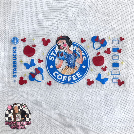 Starbucks - Princess Snow Decal Wrap