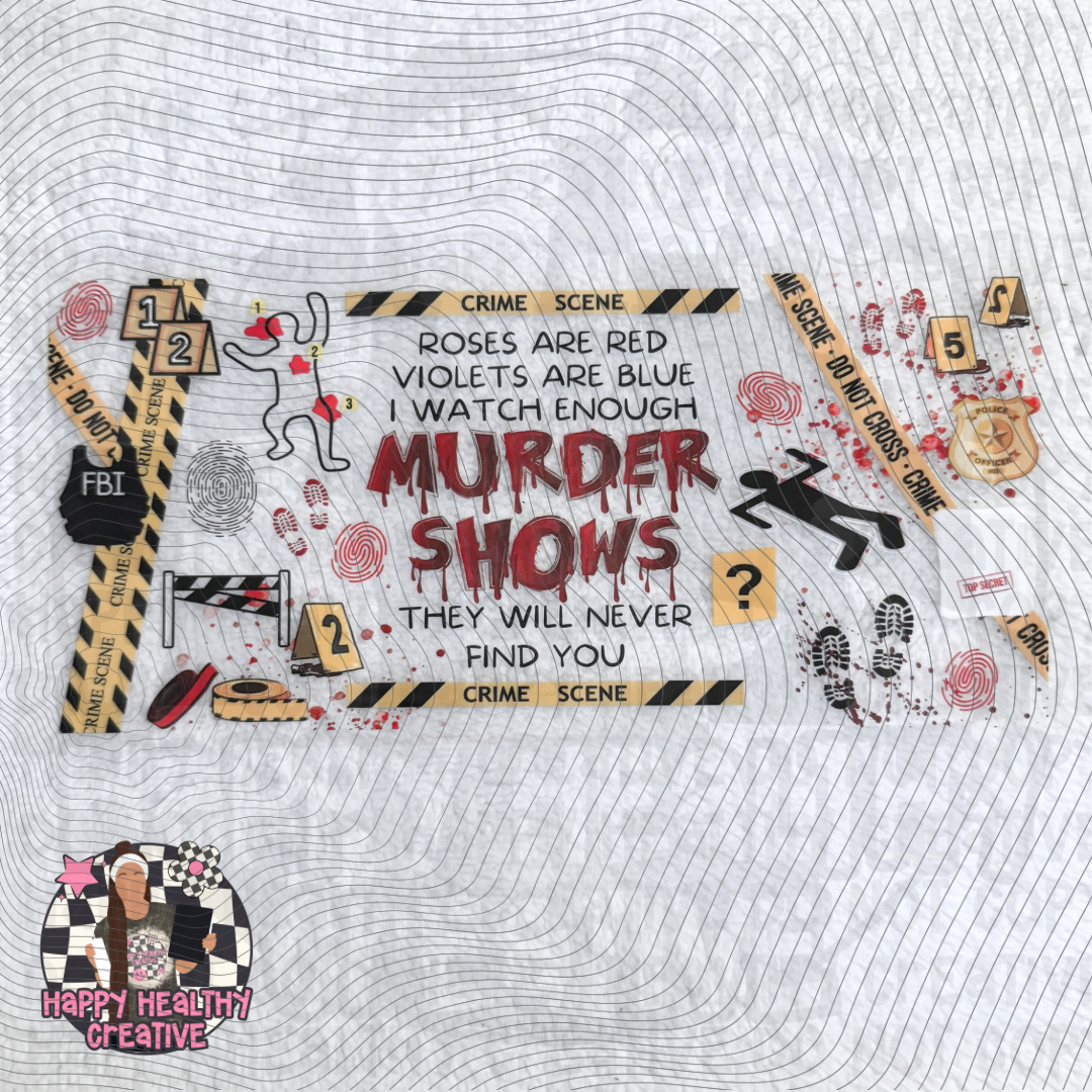 True Crime Murder Shows Decal Wrap
