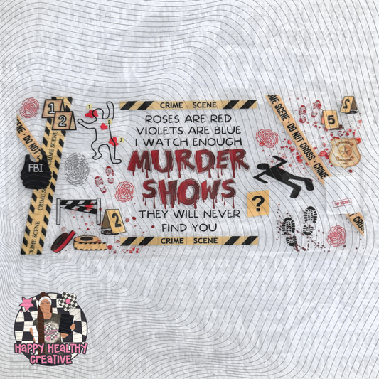 True Crime Murder Shows Decal Wrap