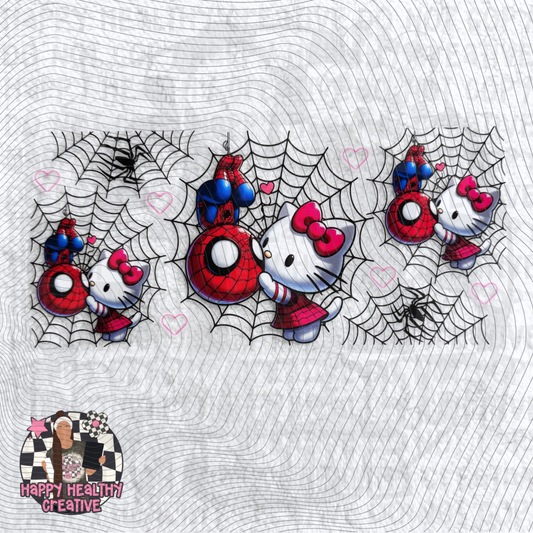 Hello Kitty - Spiderman Decal Wrap