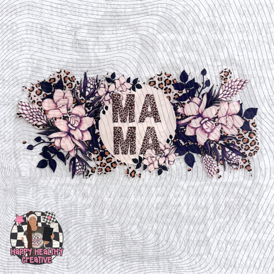 Mama Floral Decal Wrap