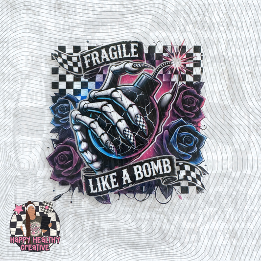 Fragile Like a Bomb Decal