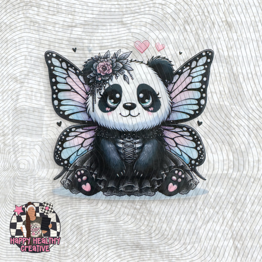 Cute Panda Fairy Decal