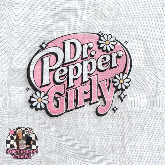 Dr. Pepper Girly Pink Decal
