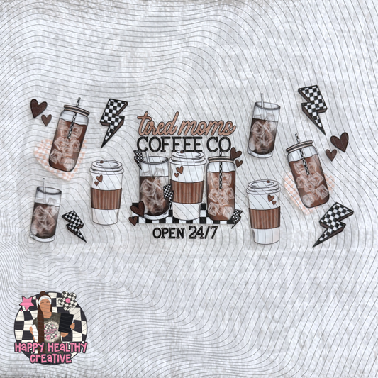 Tired Moms Coffee Co Decal Wrap