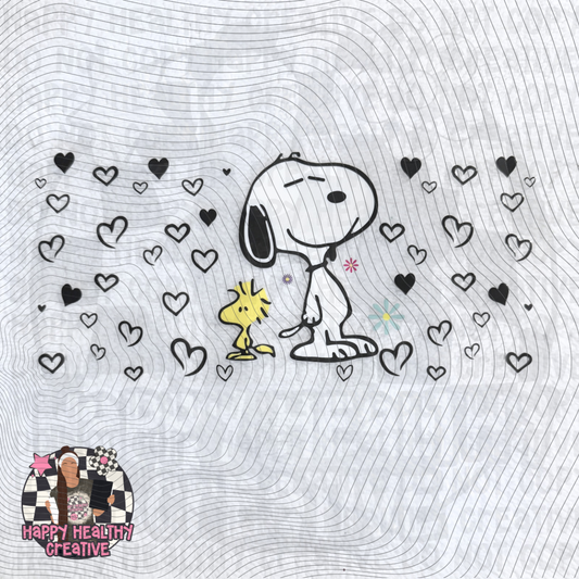 Peanuts Snoopy - Hearts Decal Wrap