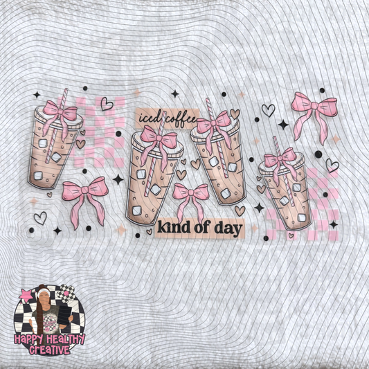 Iced Coffee Kind of Day Decal Wrap