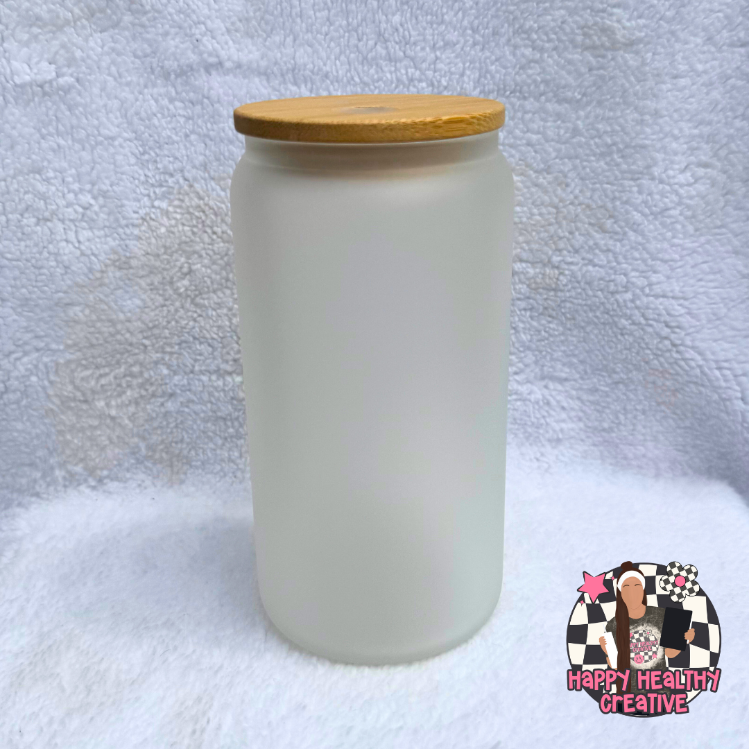 Standard Frosted Glass Cup (NOT Snow Globe)