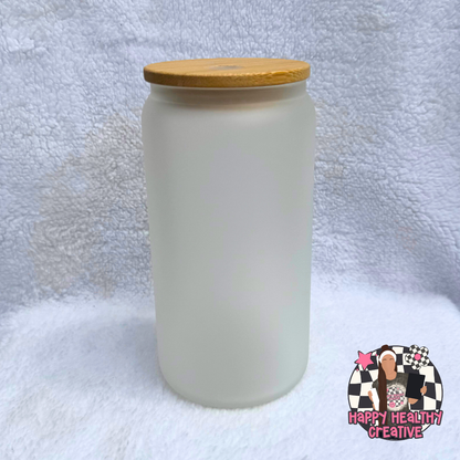 Standard Frosted Glass Cup (NOT Snow Globe)