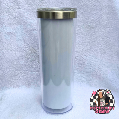 Insulated Steel Coffee Snow Globe (with or without handle)