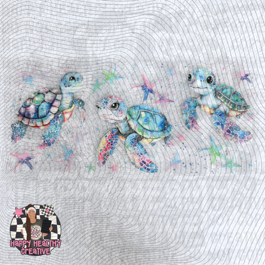 Pastel Turtles Decal Wrap