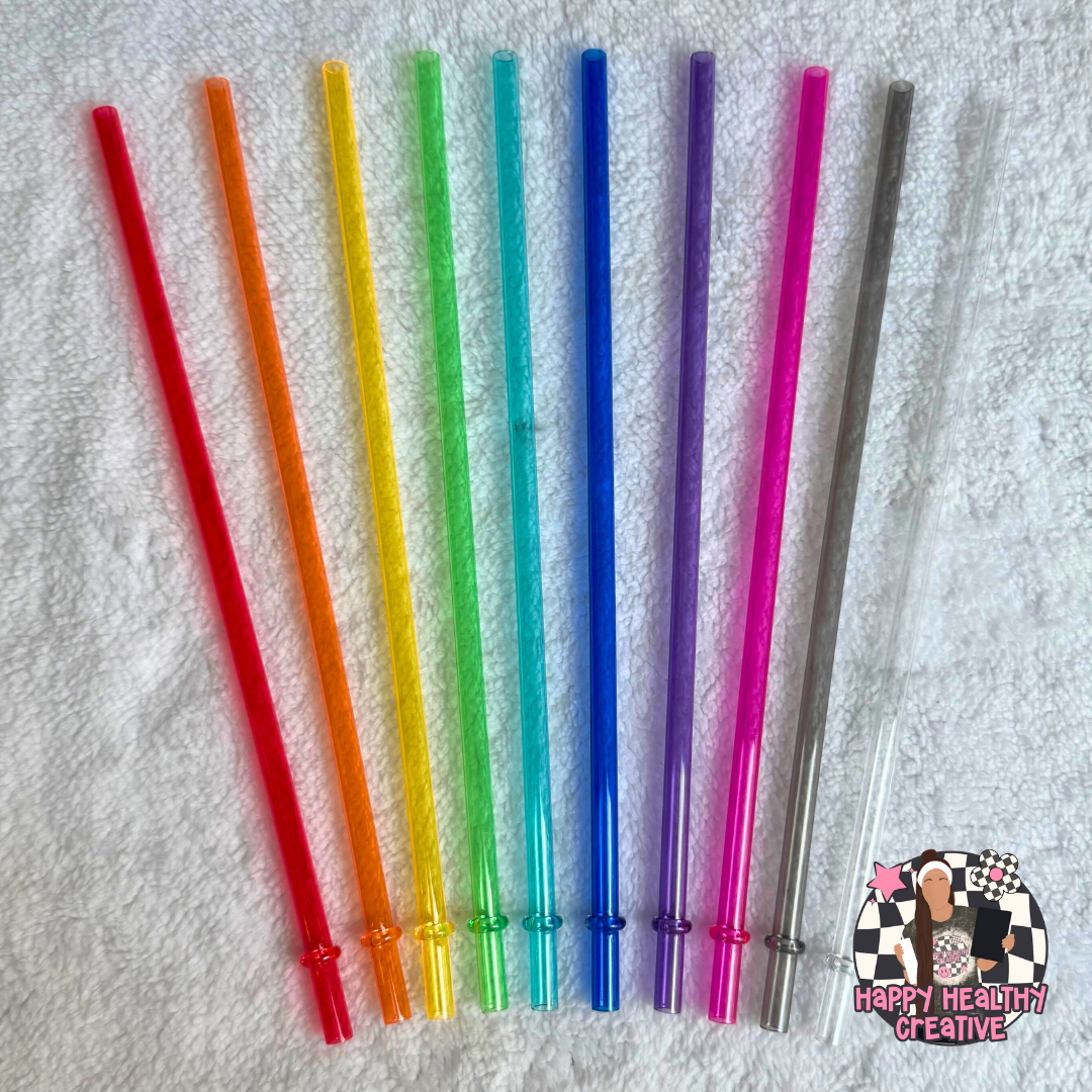 Colored Straws for Large Funnel Cups (Add On!)
