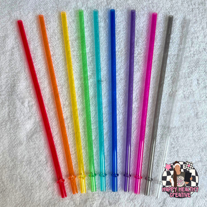 Colored Straws for Large Funnel Cups (Add On!)