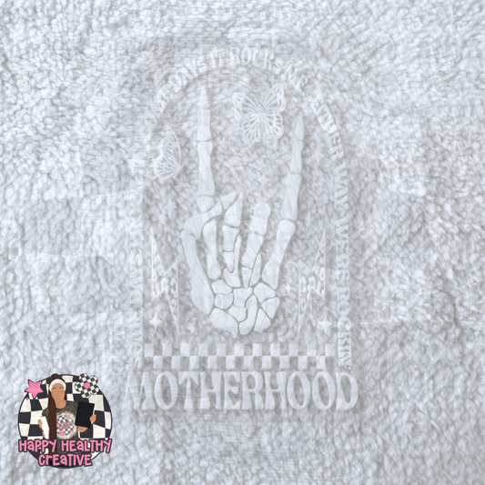 Rockin Motherhood White Decal