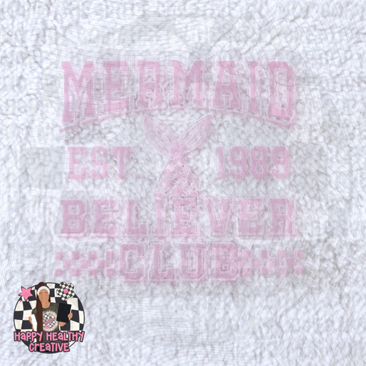 Mermaid Believer Club Decal