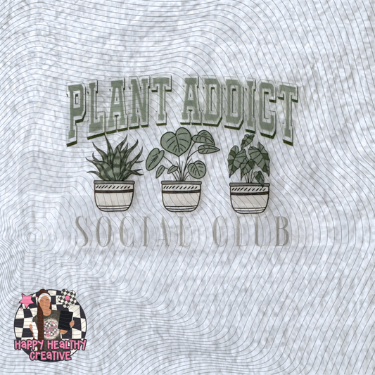 Plant Addict Social Club Decal