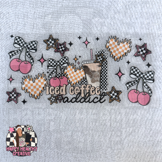 Iced Coffee Addict Decal Wrap