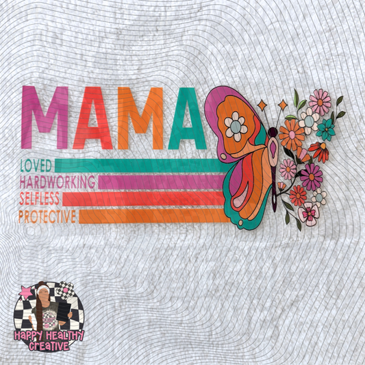 Mama Butterfly Decal Wrap