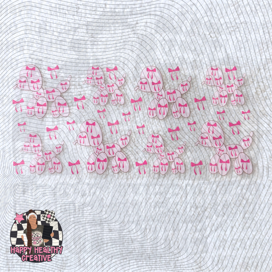 Balloon Dogs Pink Decal Wrap