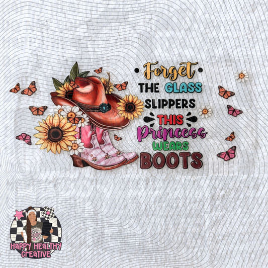 DISCOUNTED Forget the Glass Slippers Western Decal Wrap