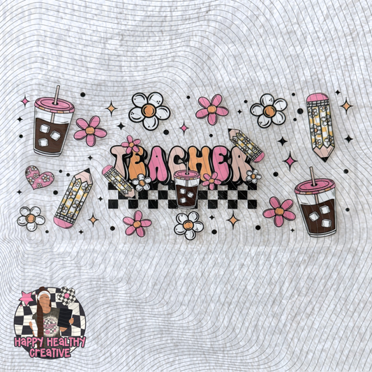 Cute Teacher Decal Wrap