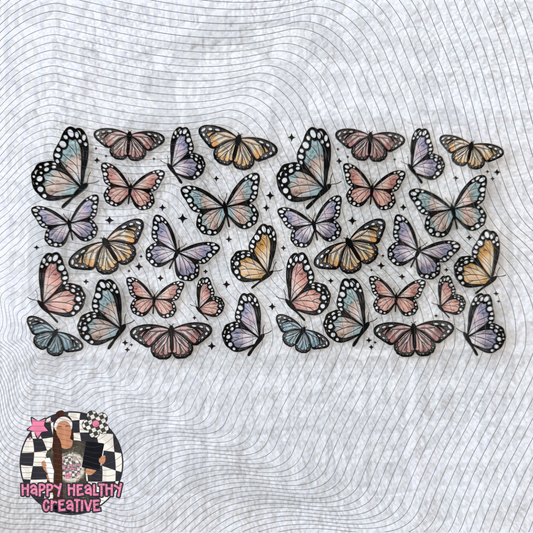 Colorful Butterflies Decal Wrap