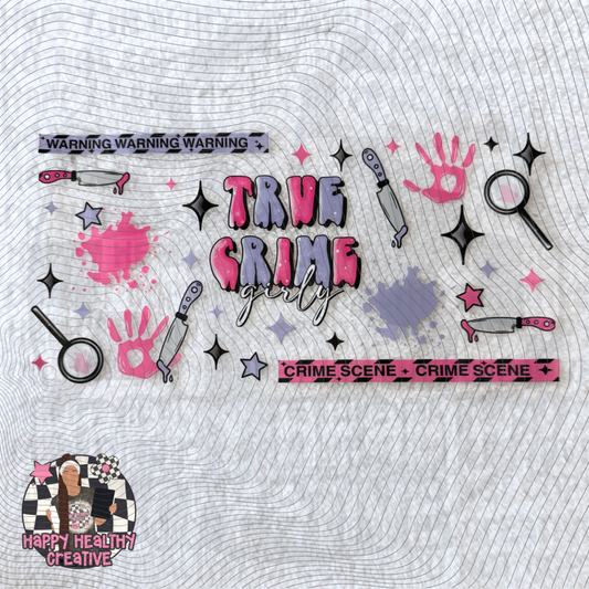 True Crime Girly Pinks/Purples Decal Wrap
