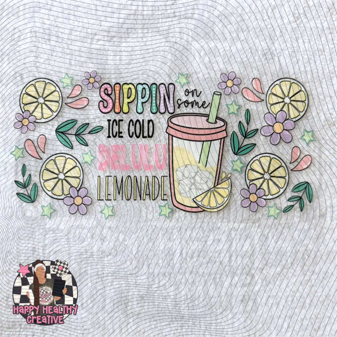 Delulu Lemonade Decal Wrap