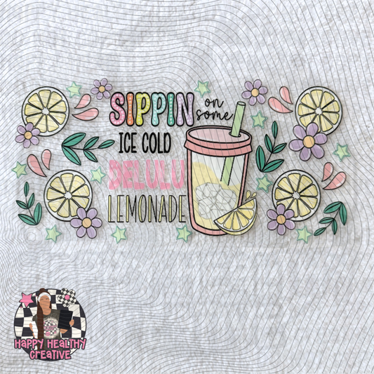 Delulu Lemonade Decal Wrap