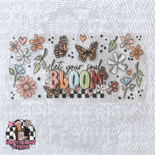 Let Your Soul Bloom Decal Wrap