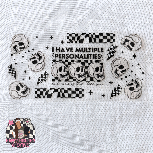 Multiple Personalities Skellies Decal Wrap