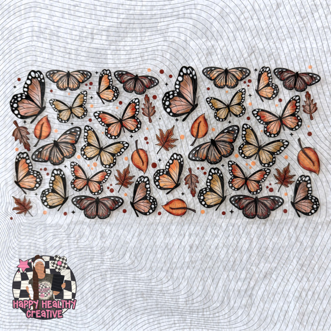 Fall Butterflies Decal Wrap