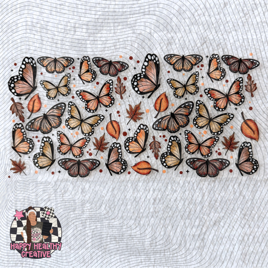 Fall Butterflies Decal Wrap