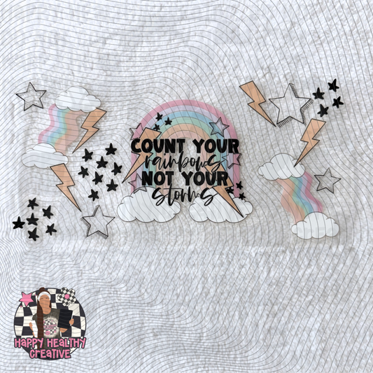 Count Your Rainbows Decal Wrap