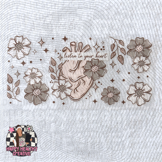 Listen to Your Heart Decal Wrap
