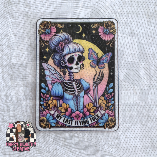 Tarot Card - My Last Flying F Decal