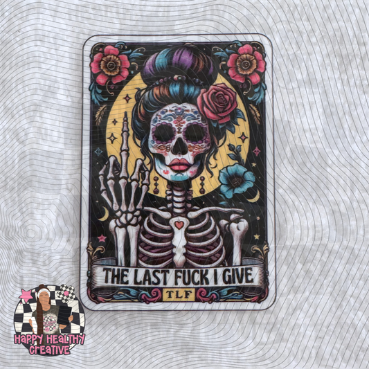 Tarot Card - The Last Fuck I Give Decal