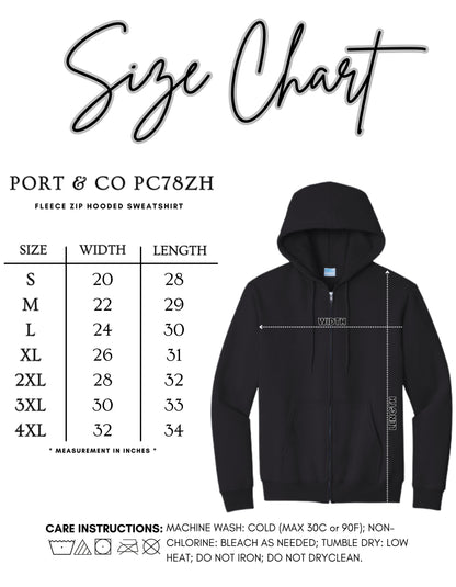She Runs This Town – ZIP UP Hoodie