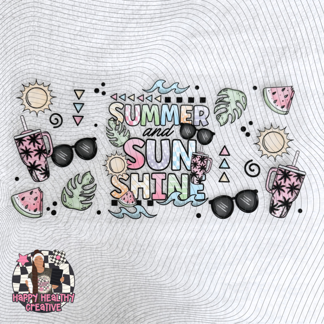 Summer and Sunshine Decal Wrap