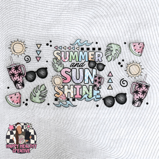 Summer and Sunshine Decal Wrap