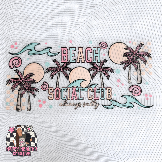 Beach Social Club Decal Wrap